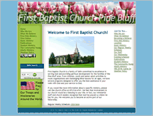Tablet Screenshot of fbcpinebluff.org